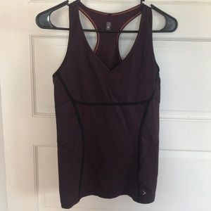Purple VSX workout top, M